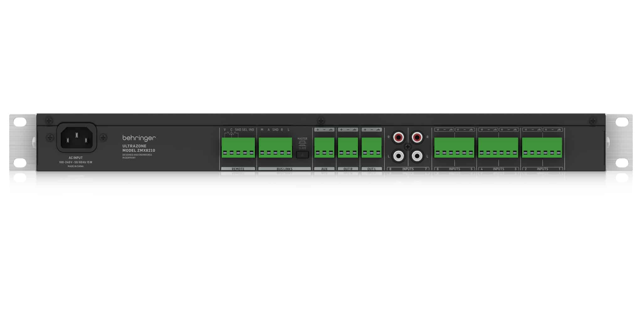 Behringer ZMX8210 V2 Mixer RackMount 8-Channel 3-Bus zmx8210 v2