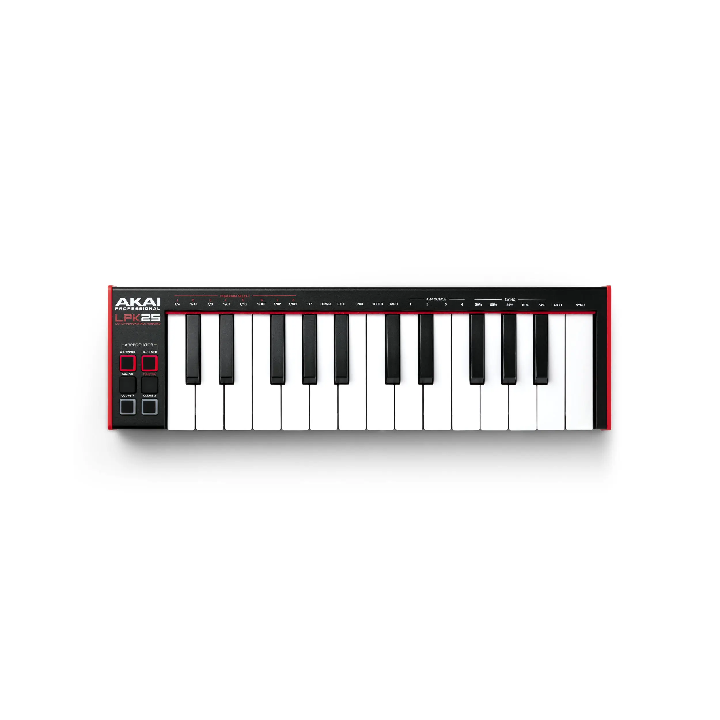 AKAI LPK25 V2 – Bàn phím MIDI 25 phím nhỏ gọn akai lpk25v2 3