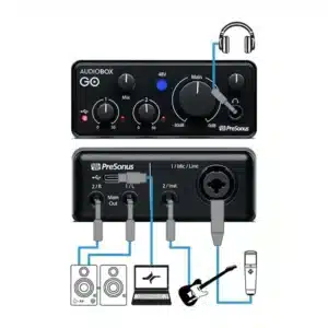 PreSonus AudioBox Go – USB-C Audio Interface audioboxgo2x2 1