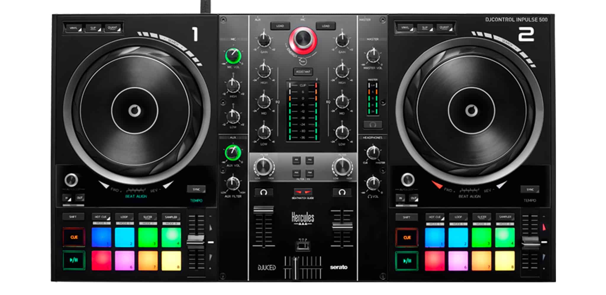 Hercules DJControl Inpulse 500 - bộ điều khiển bàn dj djcontrol inpulse 500 7