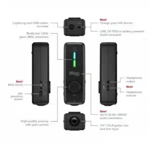 IK Multimedia iRig Pro I/O – Audio Interface i10 ip irig proio as 4