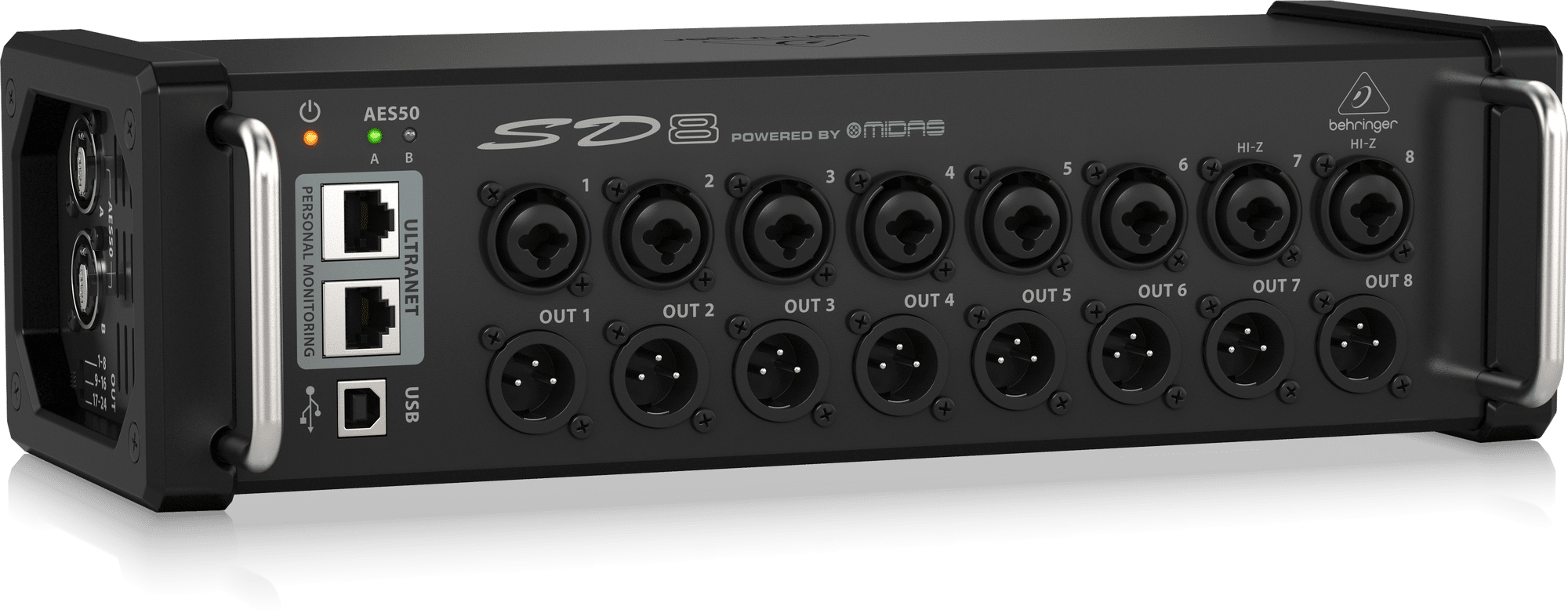 Behringer SD8 Stage Box 8 Output, Ultranet, Aes 50 sd8 5