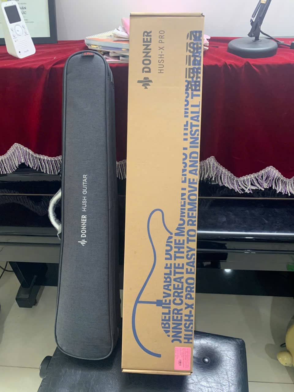 DONNER HUSH-X PRO GUITAR BLACK EC7030 donner hush x pro black ec7030 9