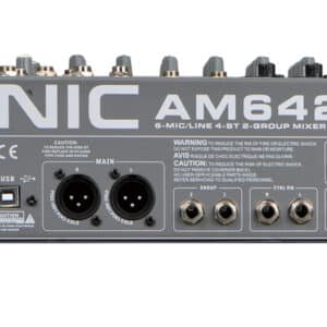mixer phonic am642d usb 1