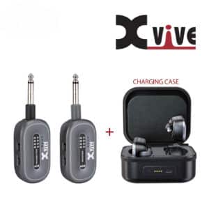 bo thu phat khong day xvive ac58 kem hop sac 5 8ghz wireless cho guitar