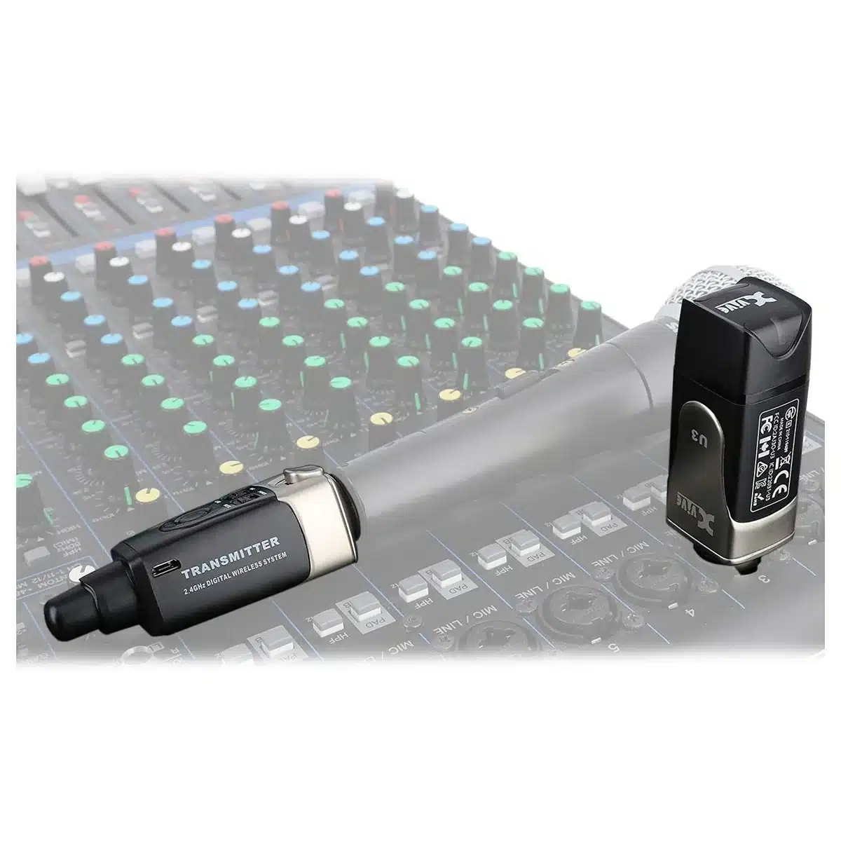 Bộ Wireless Xvive U3 , Thu Phát Không Dây Cho Micro Dynamic bo wireless xvive u3 thu phat khong day cho micro dynamic 2