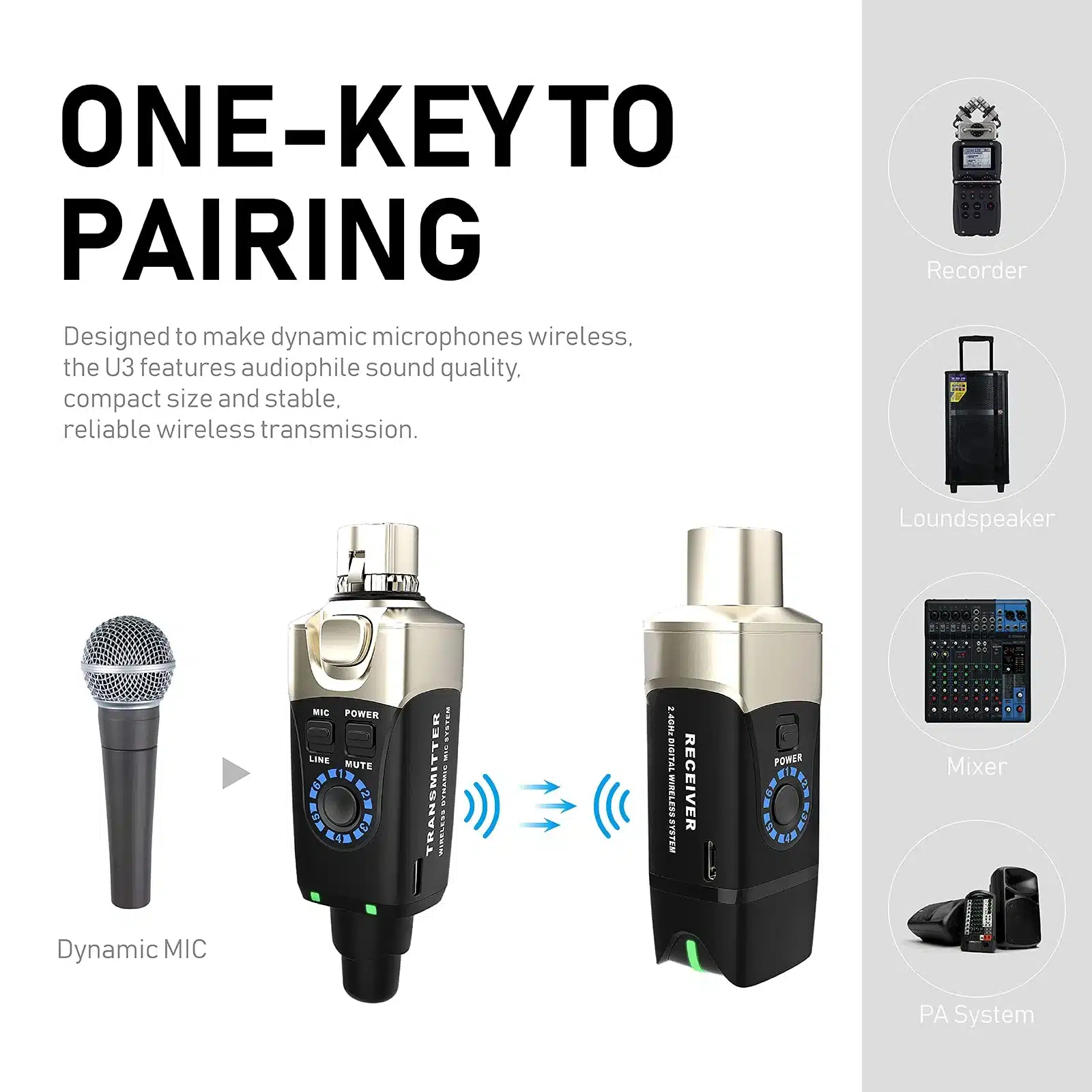 bo wireless xvive u3 thu phat khong day cho micro dynamic 4 bo wireless xvive u3 thu phat khong day cho micro dynamic 4