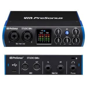 soundcard presonus studio 24c audio interface