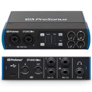 soundcard presonus studio 26c audio interface 1