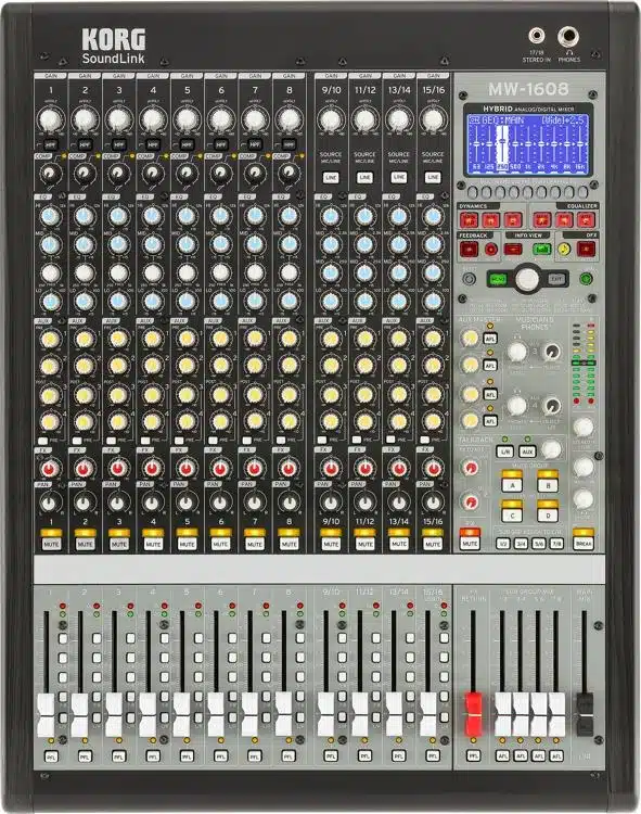 mixer korg mw 1608 mixer korg mw 1608