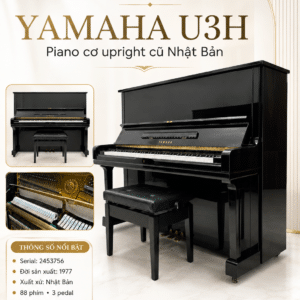 yamaha u3h piano cu upright