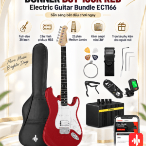 DONNER DST 100R RED ELECTRIC GUITAR BUNDLE EC1166