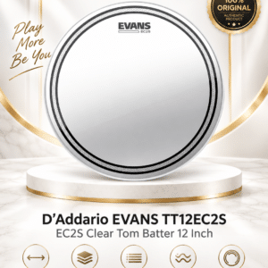 daddario evans mat trong tom 12 clear tt12ec2s