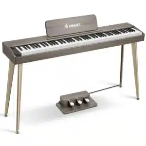donner digital piano ddp 60 mau gray wood ec6787 3