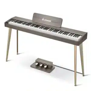 donner digital piano ddp 60 mau gray wood ec6787 4