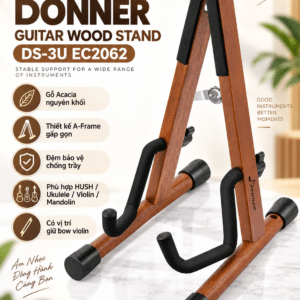 donner guitar wood stand ds 3u ec2062