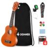 donner ukulele dus 10m soprano bundle ec1251 2