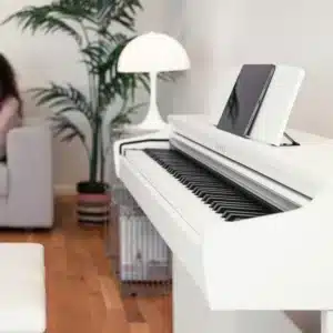 kawai cx102w digital piano white 2