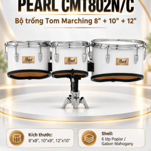 pearl 81012 set trong tom competitor marching cmt802n c