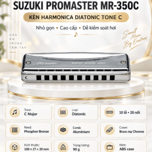 suzuki ken harmonica dianotic promaster c mr 350c