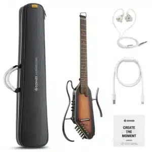 Đàn Guitar Donner HUSH-I PRO Sunburst EC7152 dan guitar donner hush i pro sunburst ec7152 1
